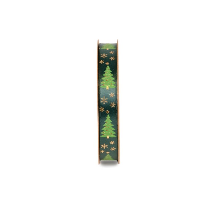 NASTRO FESTIVE MM.15X25MT. VERDE
